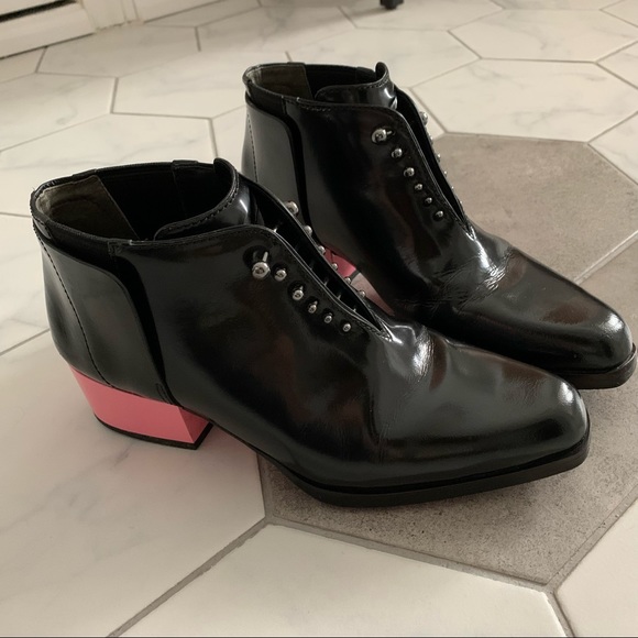 3.1 Philip Lim pink heel bootie / size 6 - Picture 3 of 7